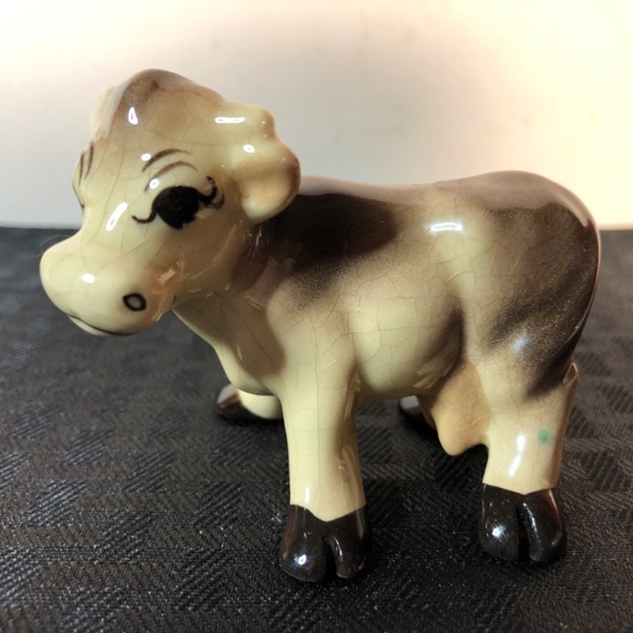 Hagen Renaker Vintage Miniature Figurine Porcelain Anthropomorphic Cow 3x 2.5 “ - Picture 4 of 11